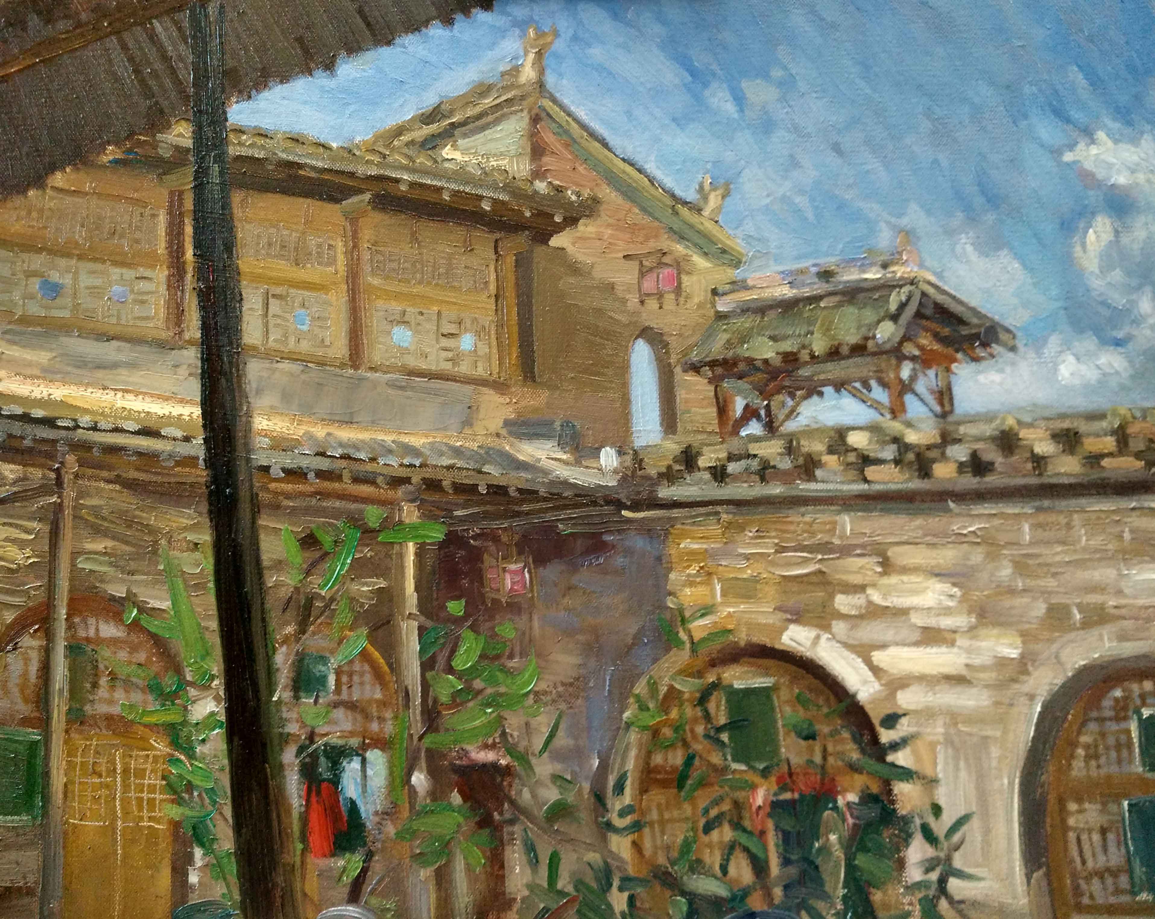 《龙吟客栈》，尺寸50×60cm，2016.jpg