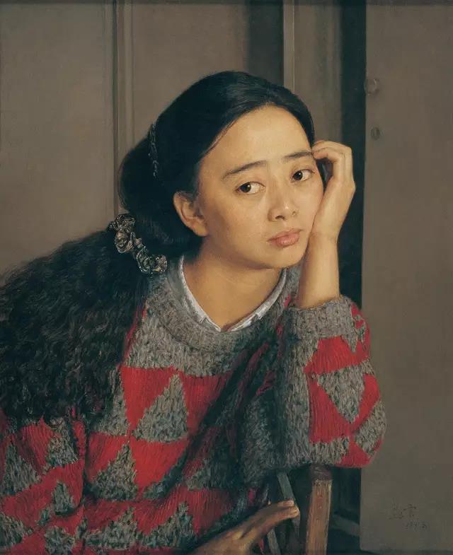 2杨飞云《蓦然》60x50cm 布面油画 1991.jpg