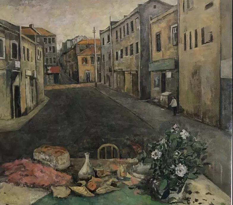 城南旧市  布面油画  100X110cm  2018年.jpg