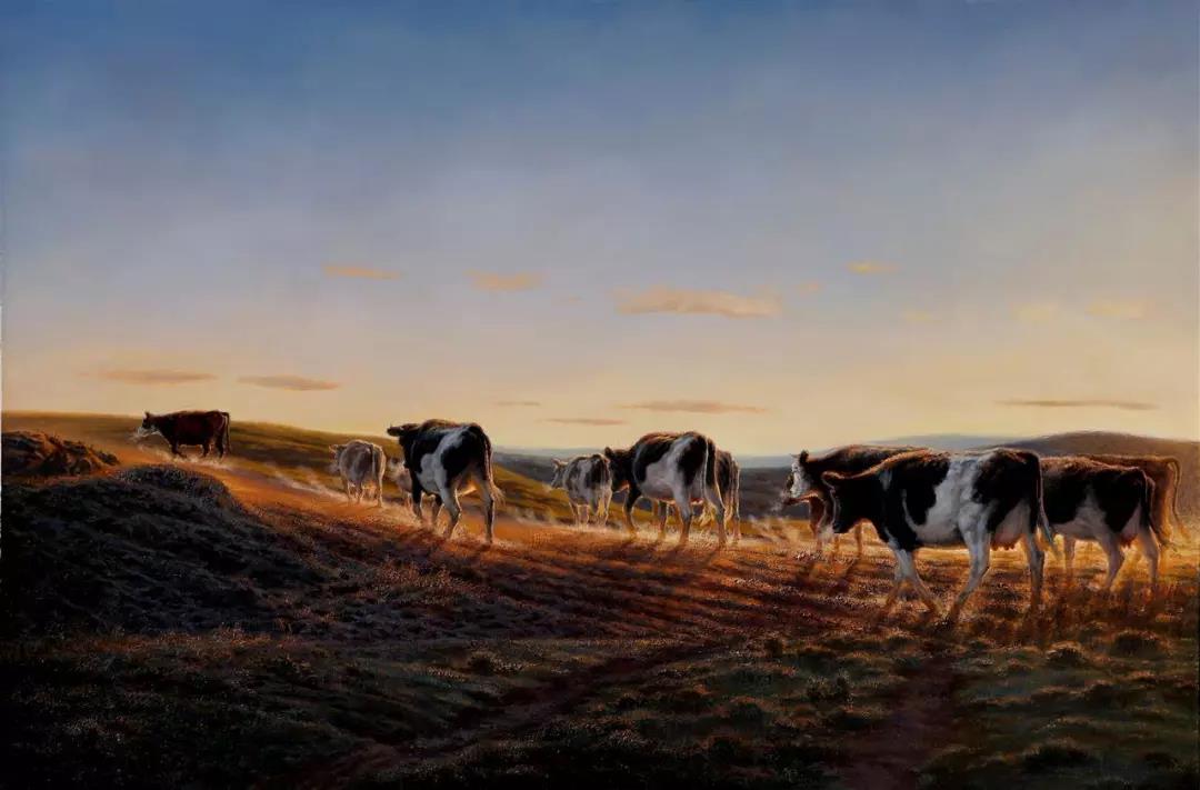 刘渊  牧归  布面油画  120X180cm  2017年.jpg