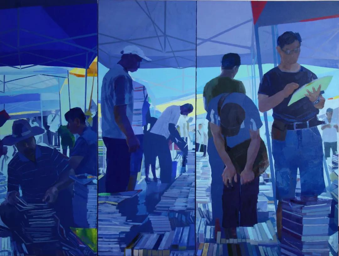 覃泽佳  淘书记忆·夏  布面油画.jpg