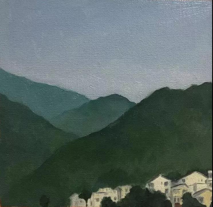 山内有山 布面油画 30×40cm 2019年.jpg