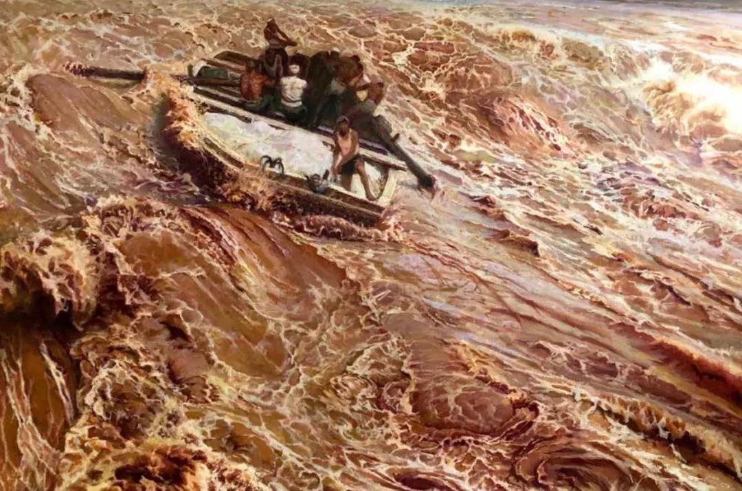 黄河激流  布面油画 х.м  202cm×303cm  2008.jpg