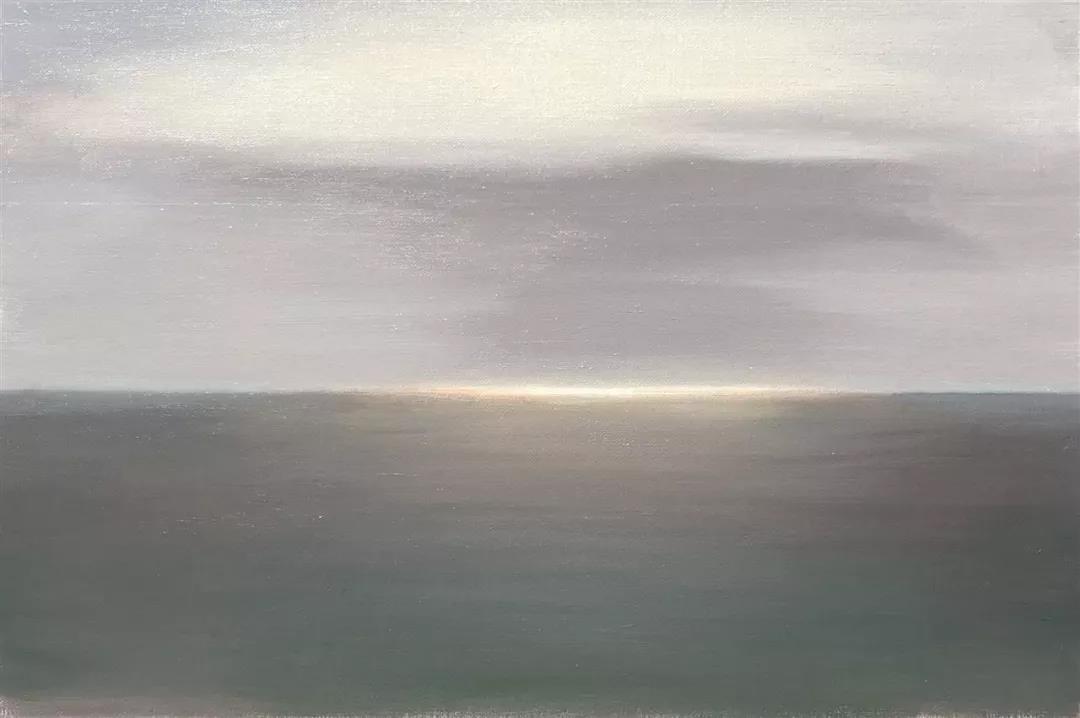 暮光之二  布面油画  26x38cm  2019年.jpg