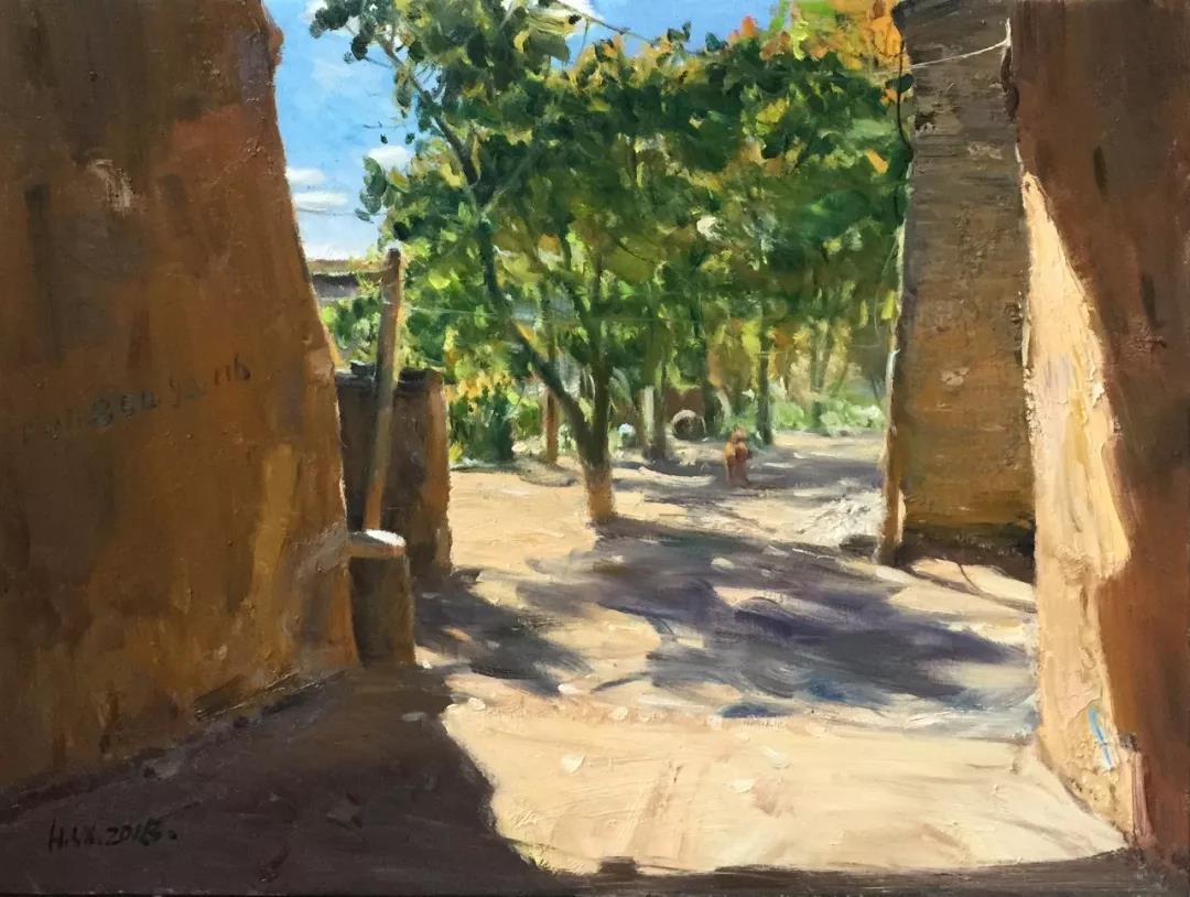 和煦  布面油画  60X80cm  2018年.jpg