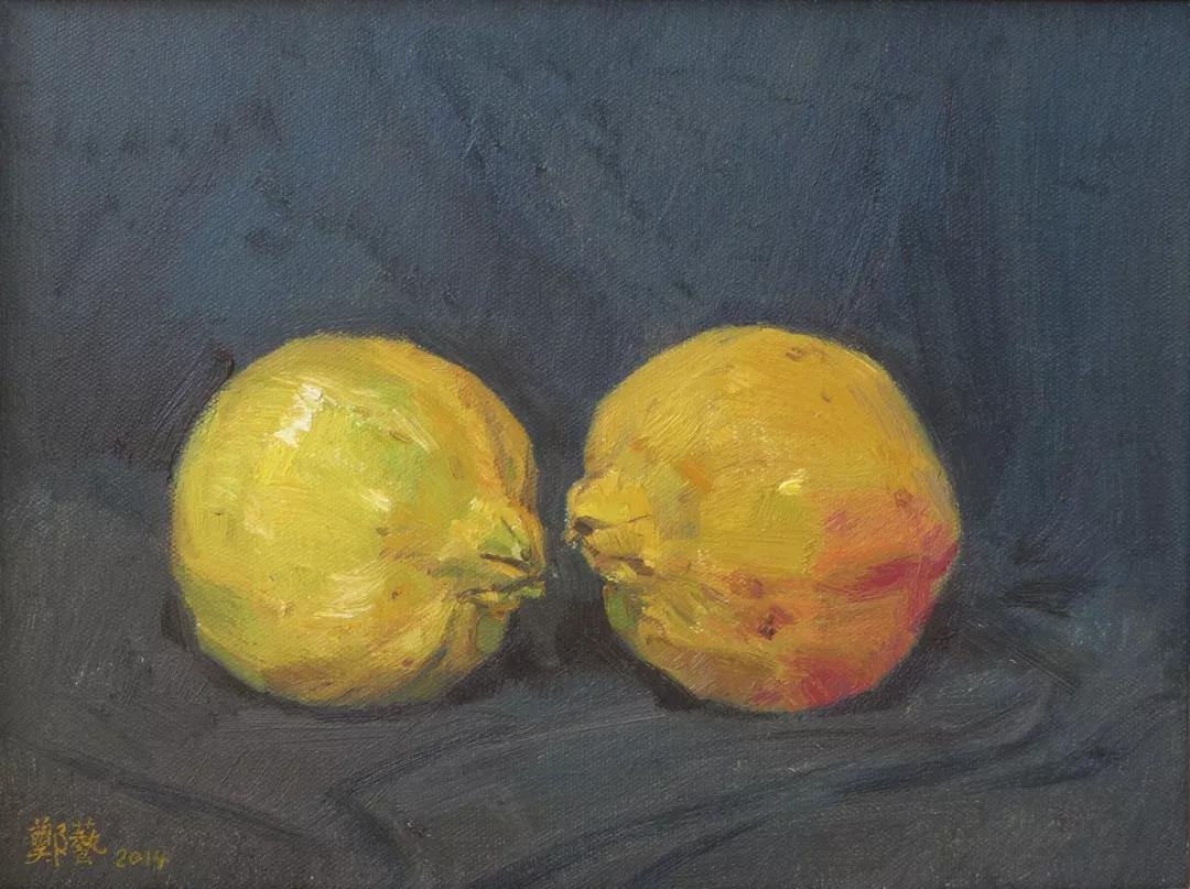 对话  布面油画  30X40cm  2014年.jpg