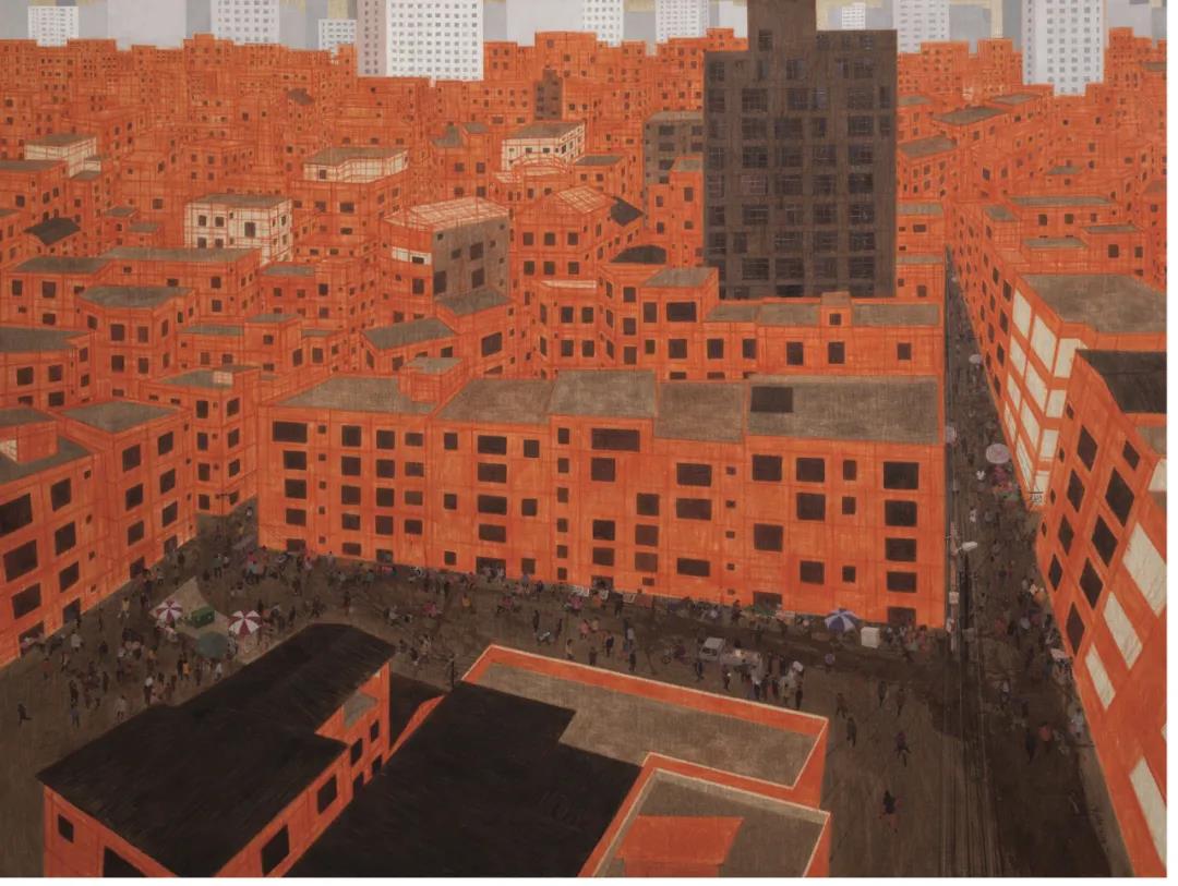 韩克伟  围城18  布面油画  150x200cm  2018年.jpg