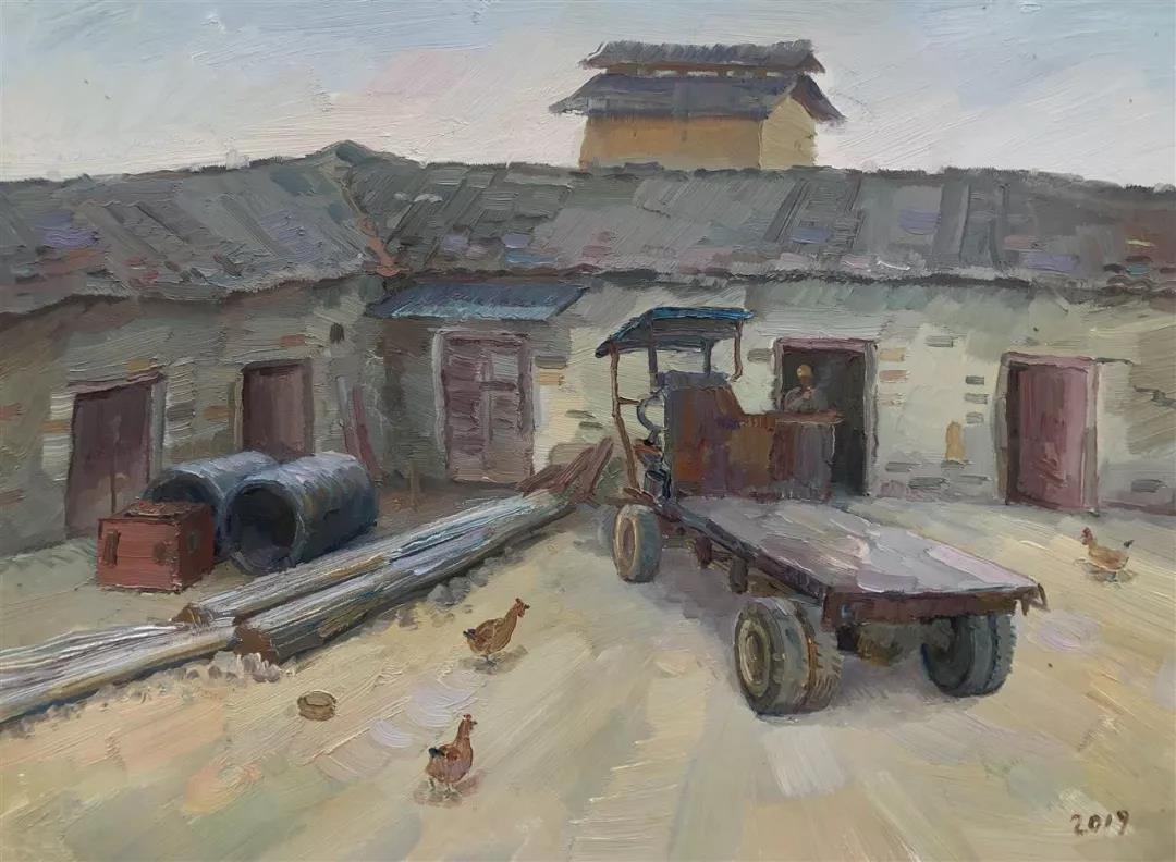 老厂房 布面油画 60×80cm 2019年.jpg