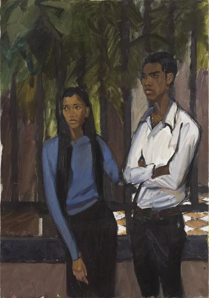 金边青年  布面油画  90X60cm  2015年.jpg