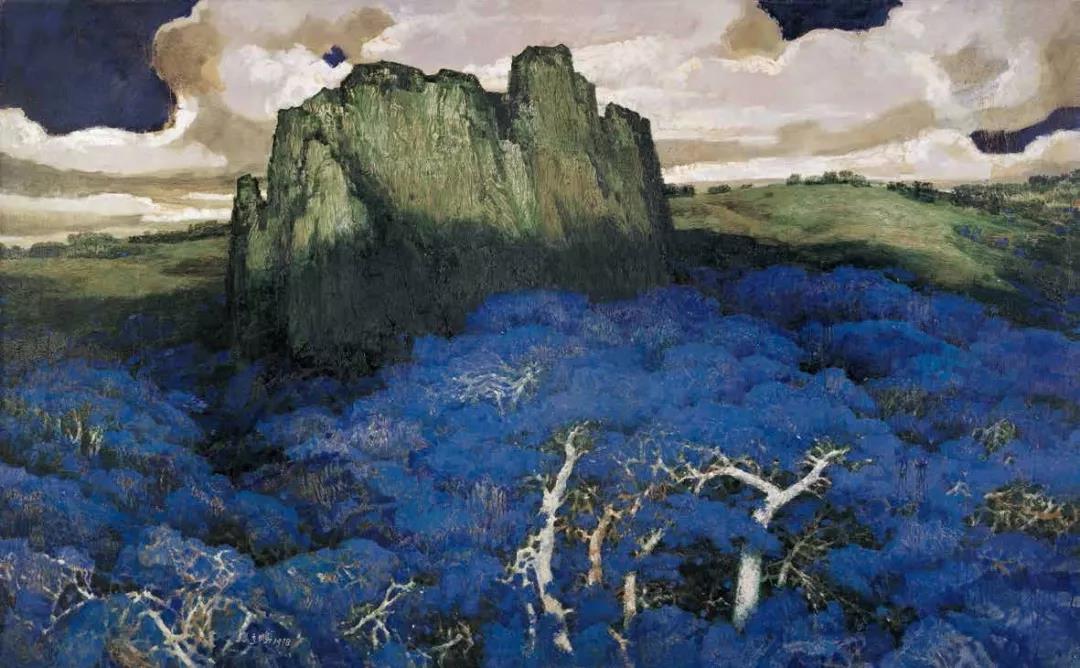 致高原К нагорью  布面油画х.м  162cm×260cm 1998.jpg