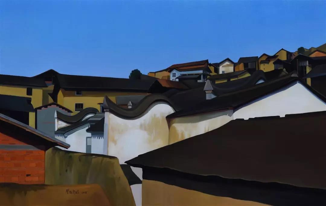 杨雅辉  西川晨  布面油画  70X110cm  2018年.jpg