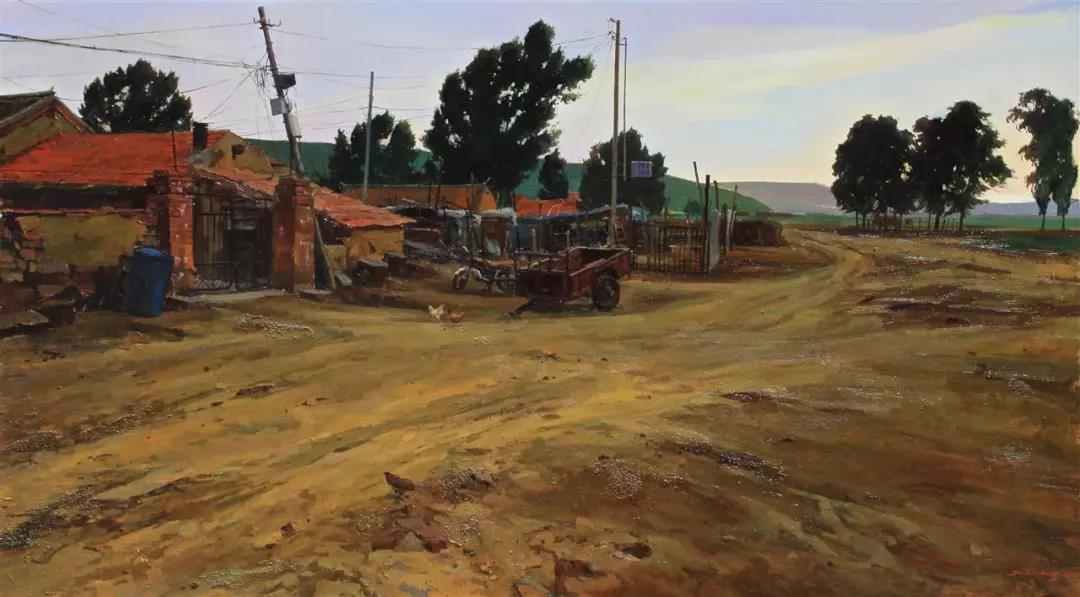 于新华  乡土  布面油画  160X90cm  2017年.jpg