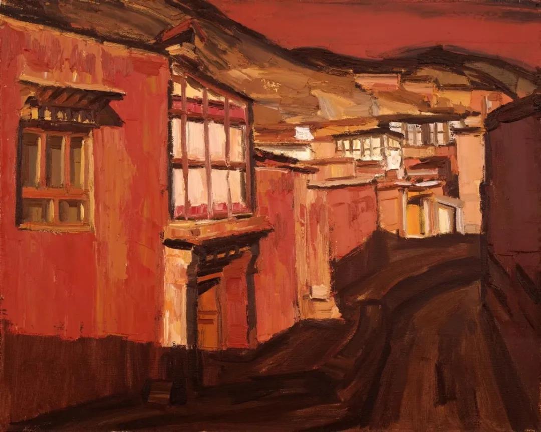 拉卜楞系列NO3  布面油画  80x100cm  2017年.jpg