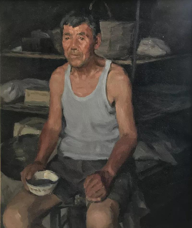 郭叔  布面油画  60X50cm  2015年.jpg