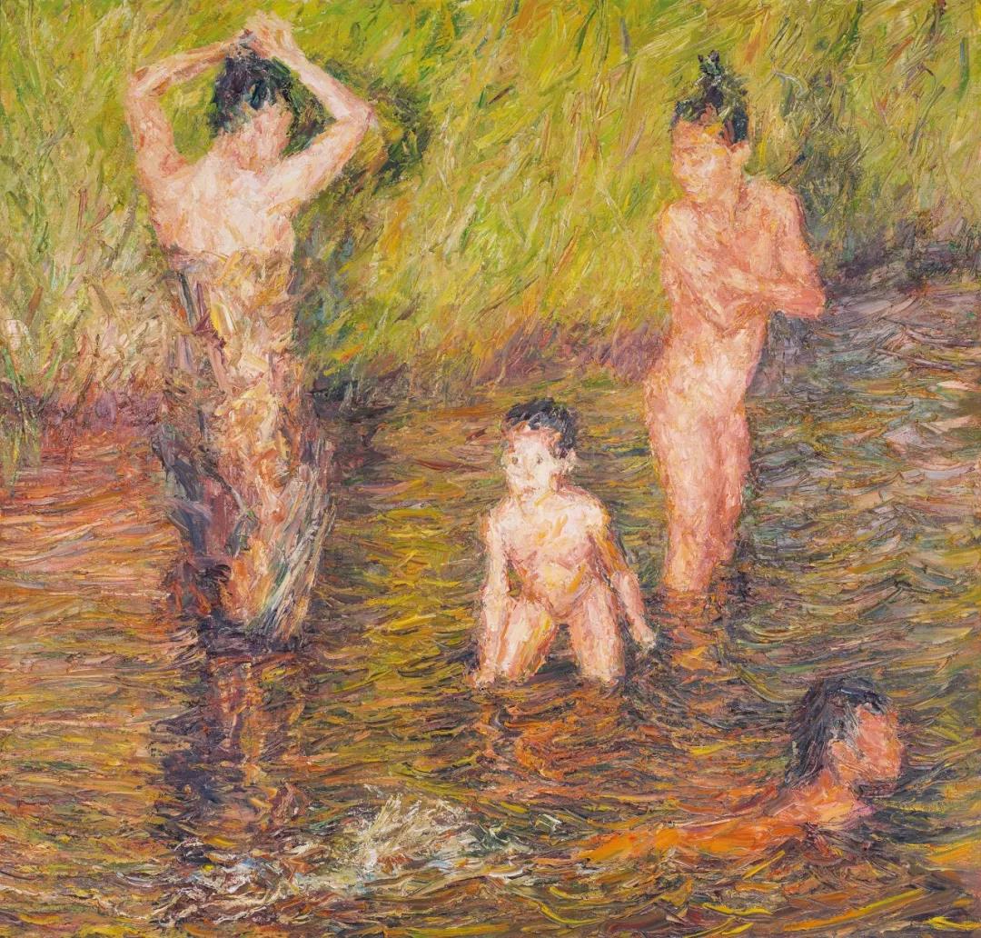 《金色池塘》 190x200cm.jpg