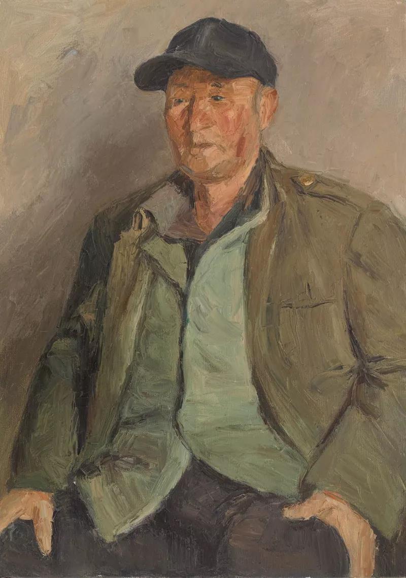 红旗  布面油画  75X55cm  2017年.jpg