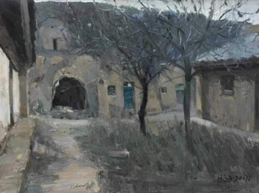 寒窑  布面油画  60X80cm  2017年.jpg