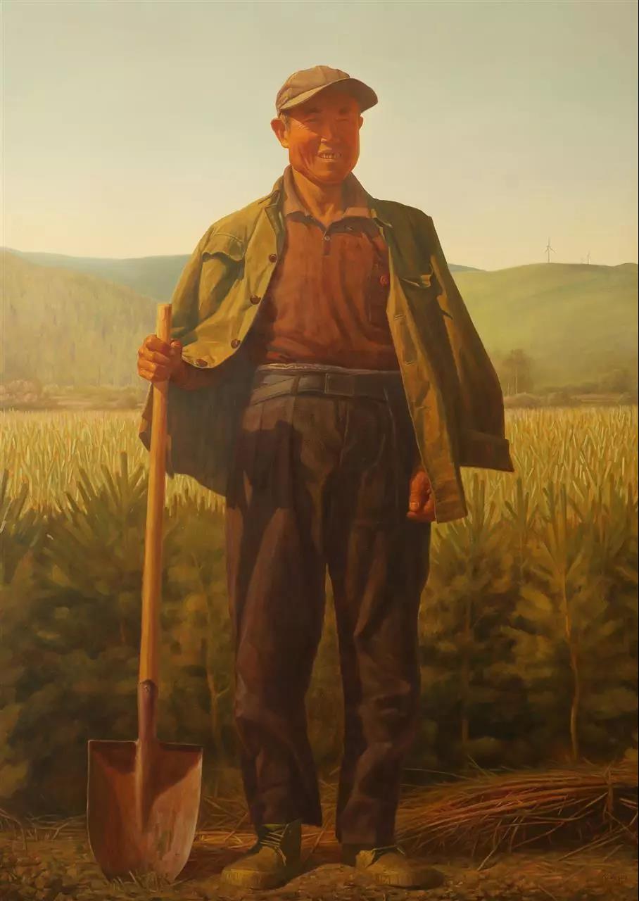 王宝成  青山常在  布面油画  180X130cm  2018年.jpg