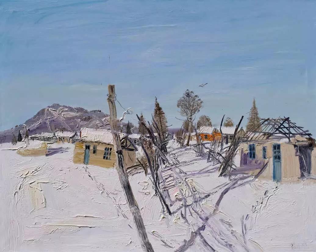 归Домой  布面油画 х.м  100cm×80cm  2013.jpg