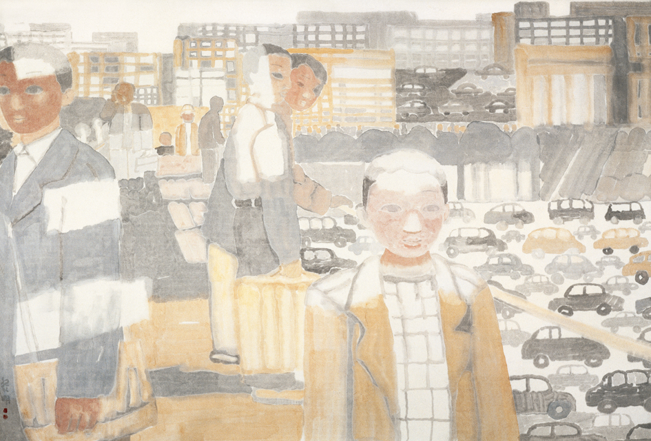 田黎明《都市之音》68cm×120cm 2006年.JPG