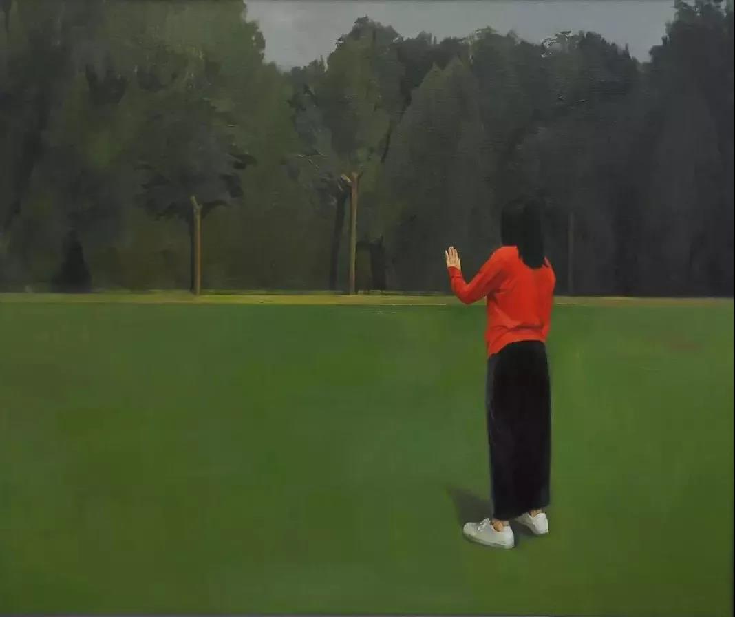 龚婧月  林  布面油画  100X120cm  2016年.jpg