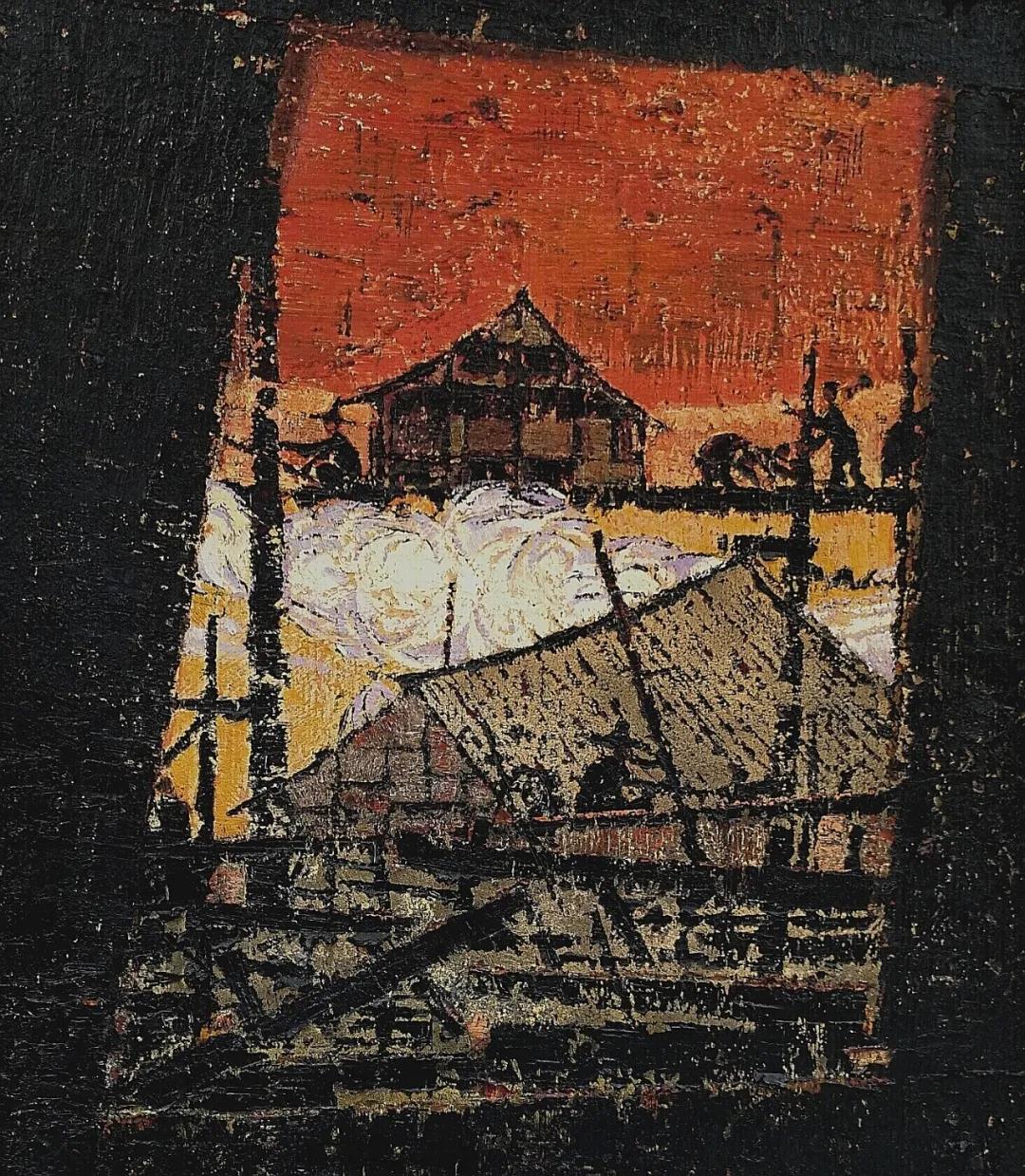 韦明思  家园  布面油画丙烯  70x80cm  2018年.jpg