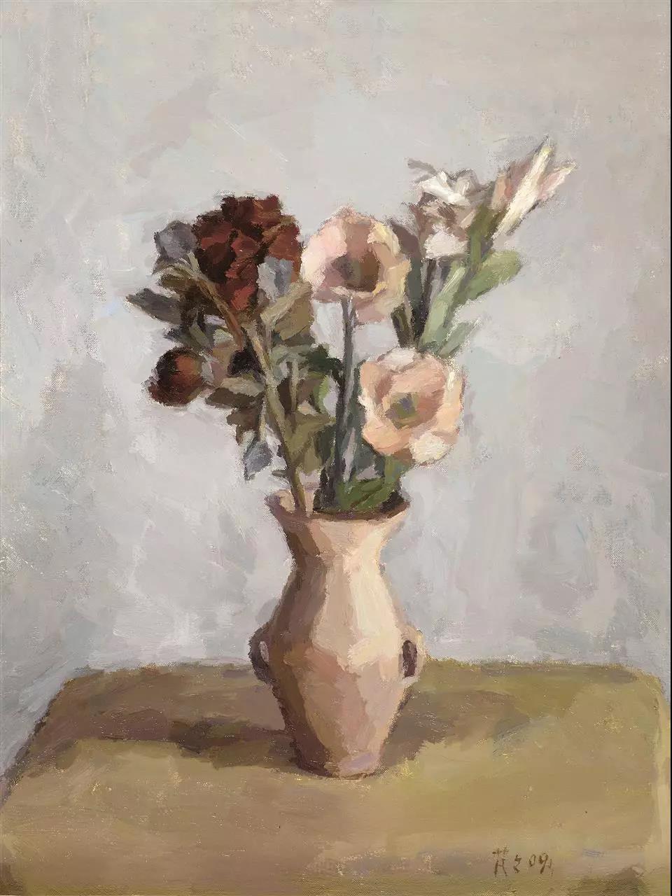 花  布面油画  61X46cm  2009年.jpg