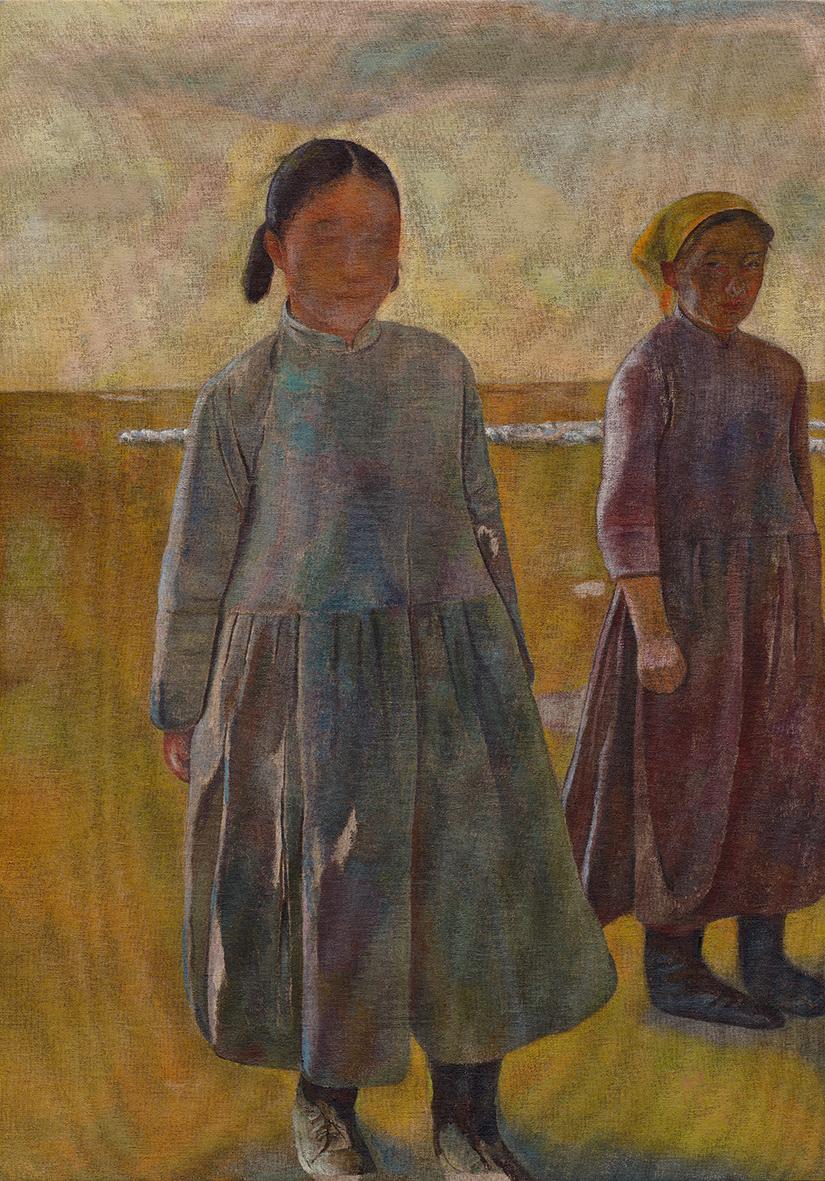 8两个布里亚特人-布面油画-106cm×74cm-2005.jpg