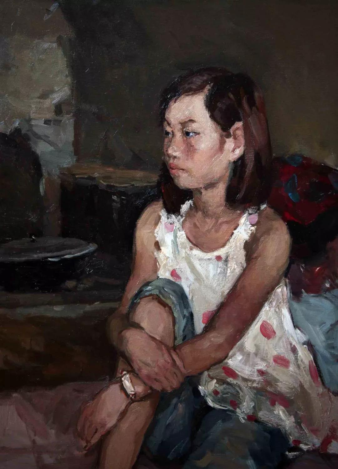 童年  布面油画  75X55cm  2015年.jpg