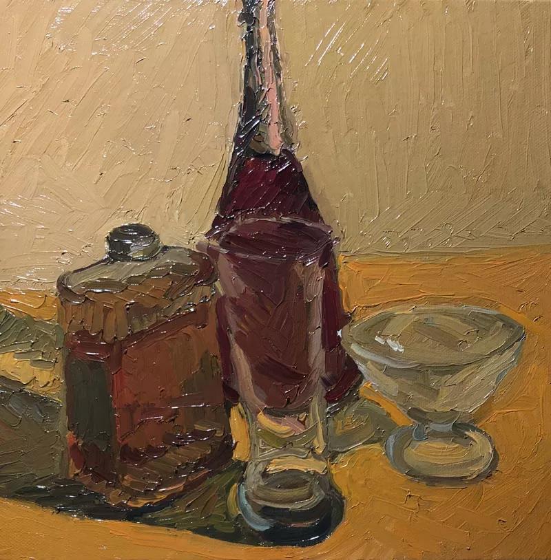 暖光系列之一  布面油画  30X30cm  2018年.jpg