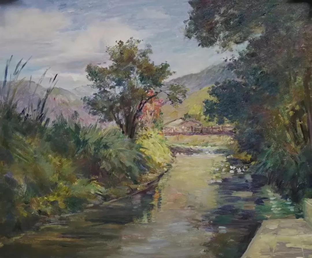 晨曲 布面油画 50×60cm 2019年.jpg